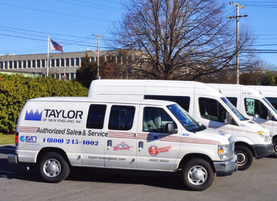 Taylor New England company vans